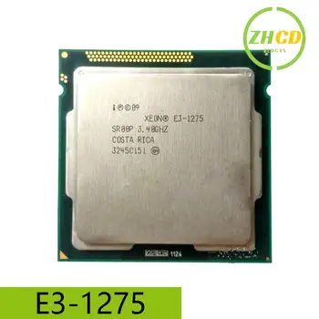 Xeon Už E3-1275 E3 1275 3.4 GHz quad-core CPU Procesorius 8M 95W LGA 1155