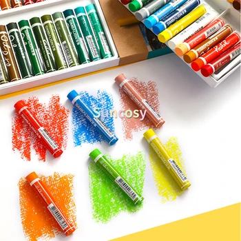 SIMBALION 24 / 36 / 48 / 60 spalva aliejus pastelinės tapybos stick, spalvos pastelinės meno ranka-dažytos spalvos pieštuku nustatyti, dažymo reikmenys