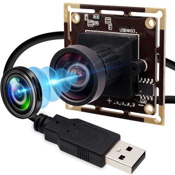Plataus Kampo be Iškraipymų USB Kameros Modulis 4K 3840x2160 CMOS IMX415 Mjpeg 30 kadrų per sekundę Didelės Spartos USB Webcam Pramonės Mašinos