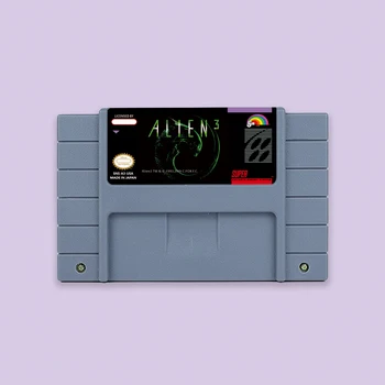 Alien 3 Veiksmo žaidimas SNES 16 bitų JAV NTSC arba EUR PAL Vaizdo Žaidimų Pultai Kasetė