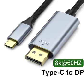 USB C-DP 1.4 Kabelis 32.4 Gb / s USB C-DP 1.4 Adapteris Remti Dinamiškas HDR 12-bitų Spalvų Gylis MacBook Air/Pro Nešiojamas/Mobile