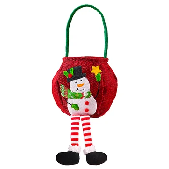 Kalėdų Monetos Rankinėje Min Apvalus Krepšys Kalėdų Senelis Kalėdų Eglutė Pakabukas Kabo Ornamentu Nešiojamų Saugojimo Krepšys Atostogų Dovanų